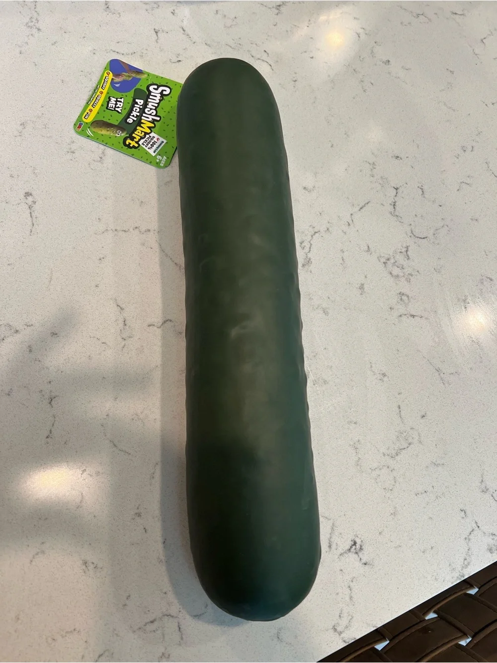 NWT SmushMart Pickle Squishy - Green